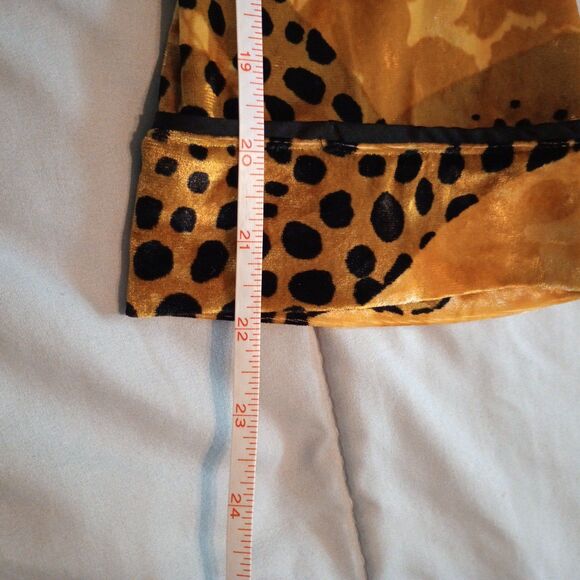 2 Pc Sofia Intimates PJ Set XL (16-18) Black Gold Leopard Print. Soft Cozy - Picture 7 of 12